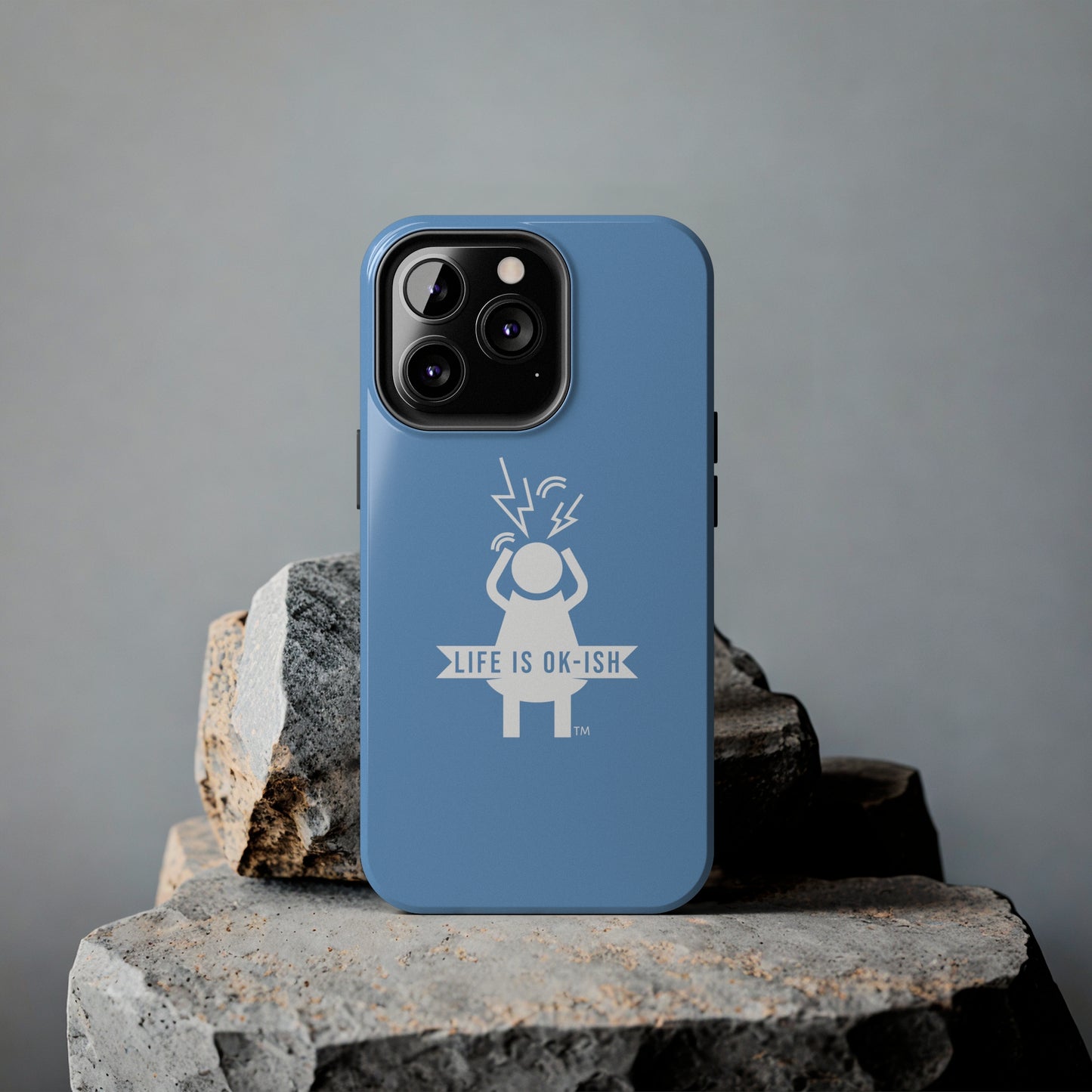 Screaming Woman Tough iPhone Case in Pebble