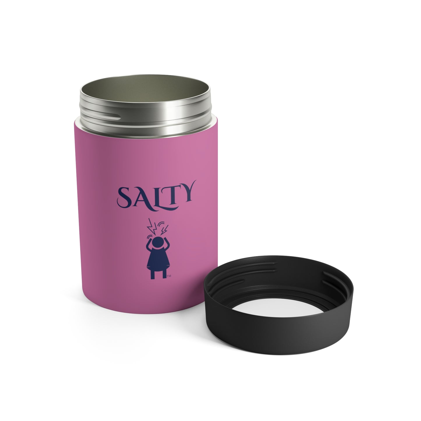 Salty Screaming Woman Cool Beverage Holder in Girl Power Pink