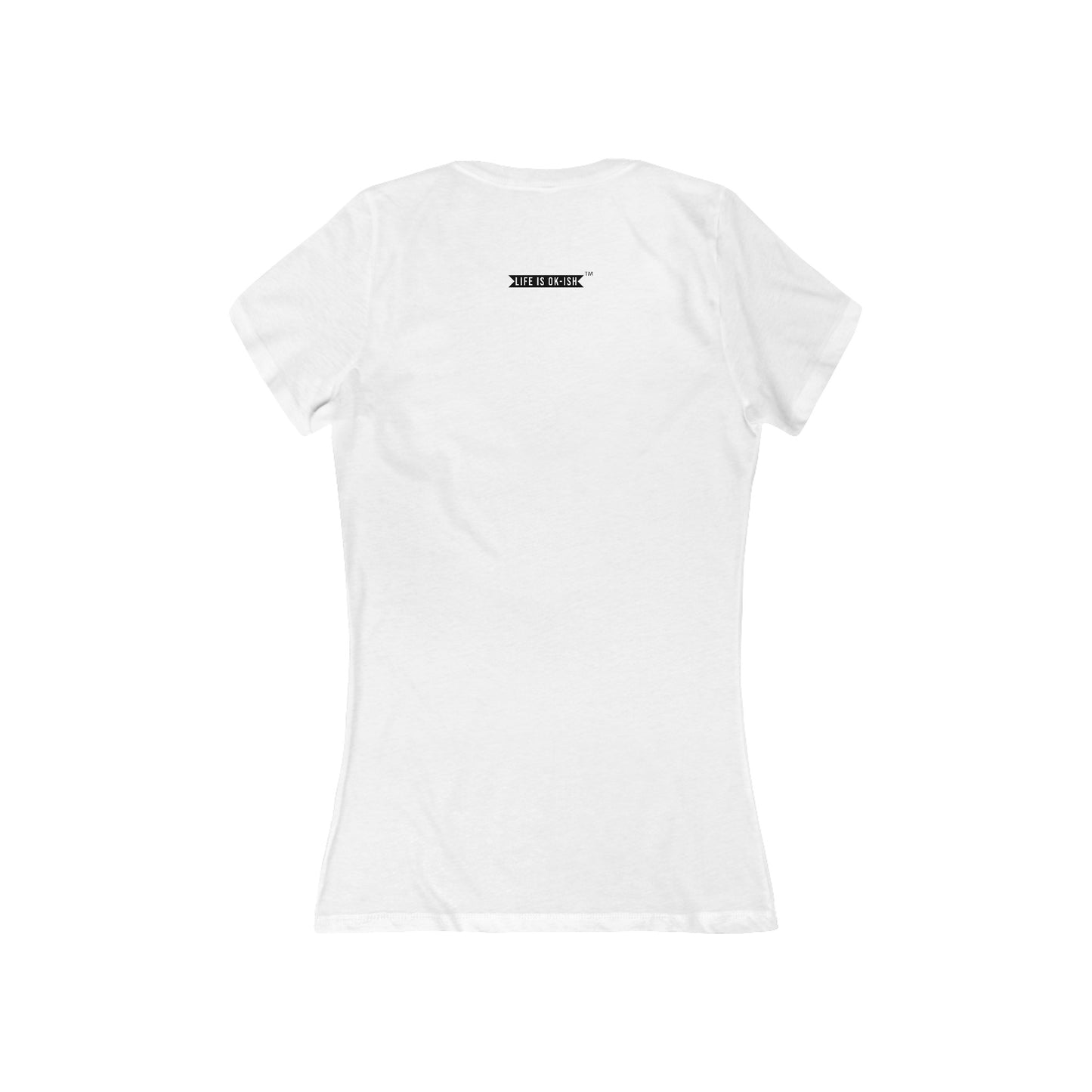 Screaming Woman Women's Jersey Short Sleeve Deep V-Neck Tee