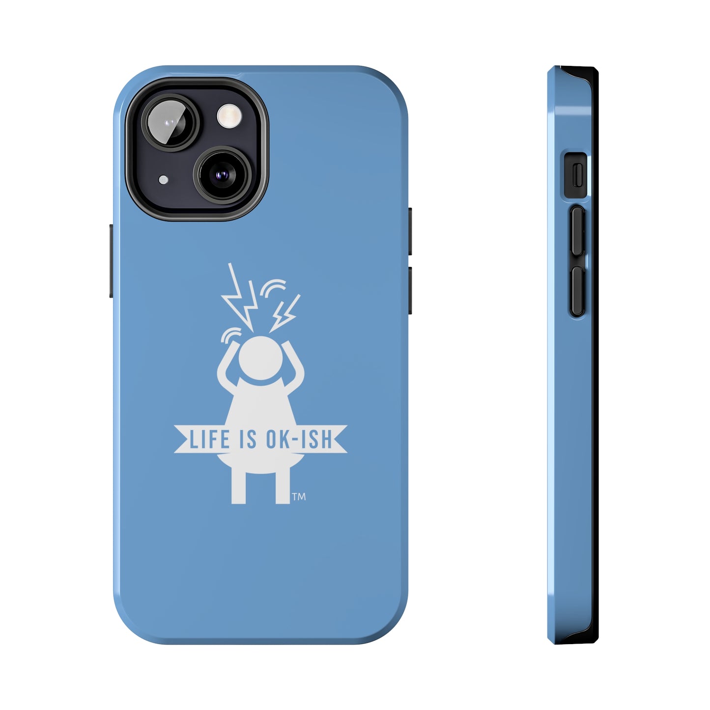 Screaming Woman Tough iPhone Case in Pebble