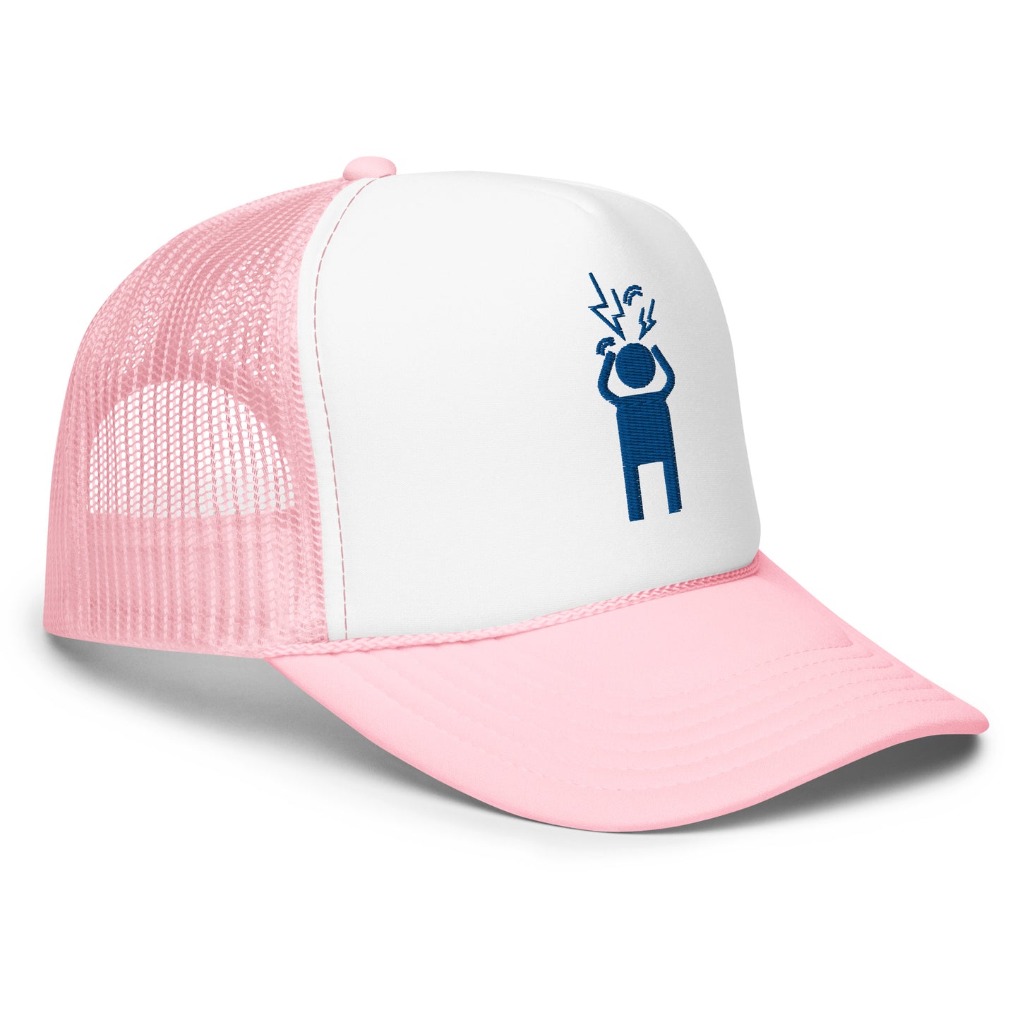 Screaming Person Embroidered Trucker Hat